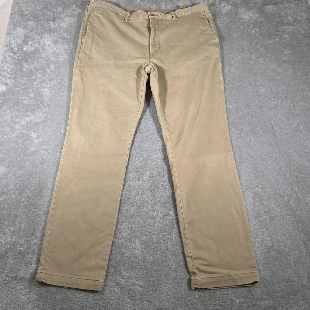 Polo Ralph‎ Lauren Pants Mens 38x32 Khaki Stretch Slim Fit Chino Casual Twill
